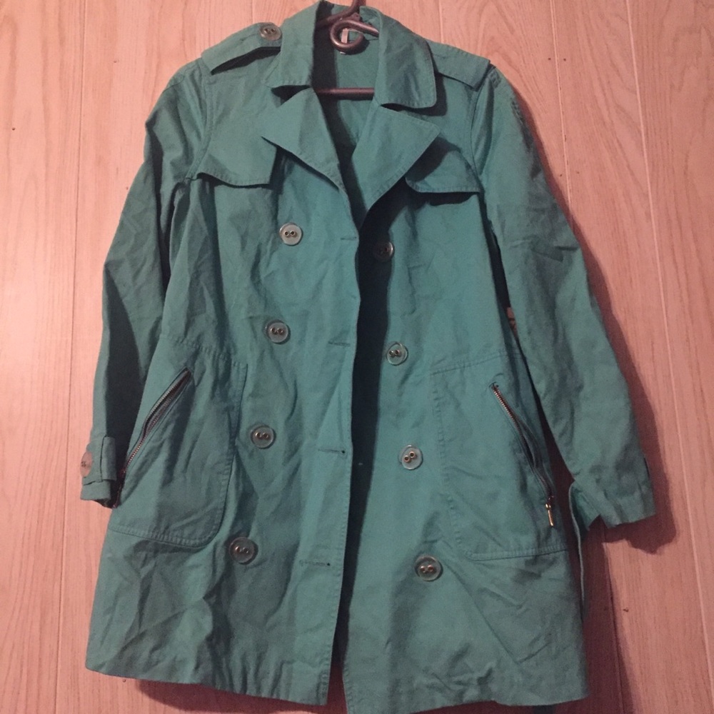 Teal jacket